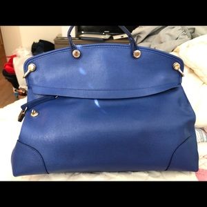 Furla Piper Blue Bag